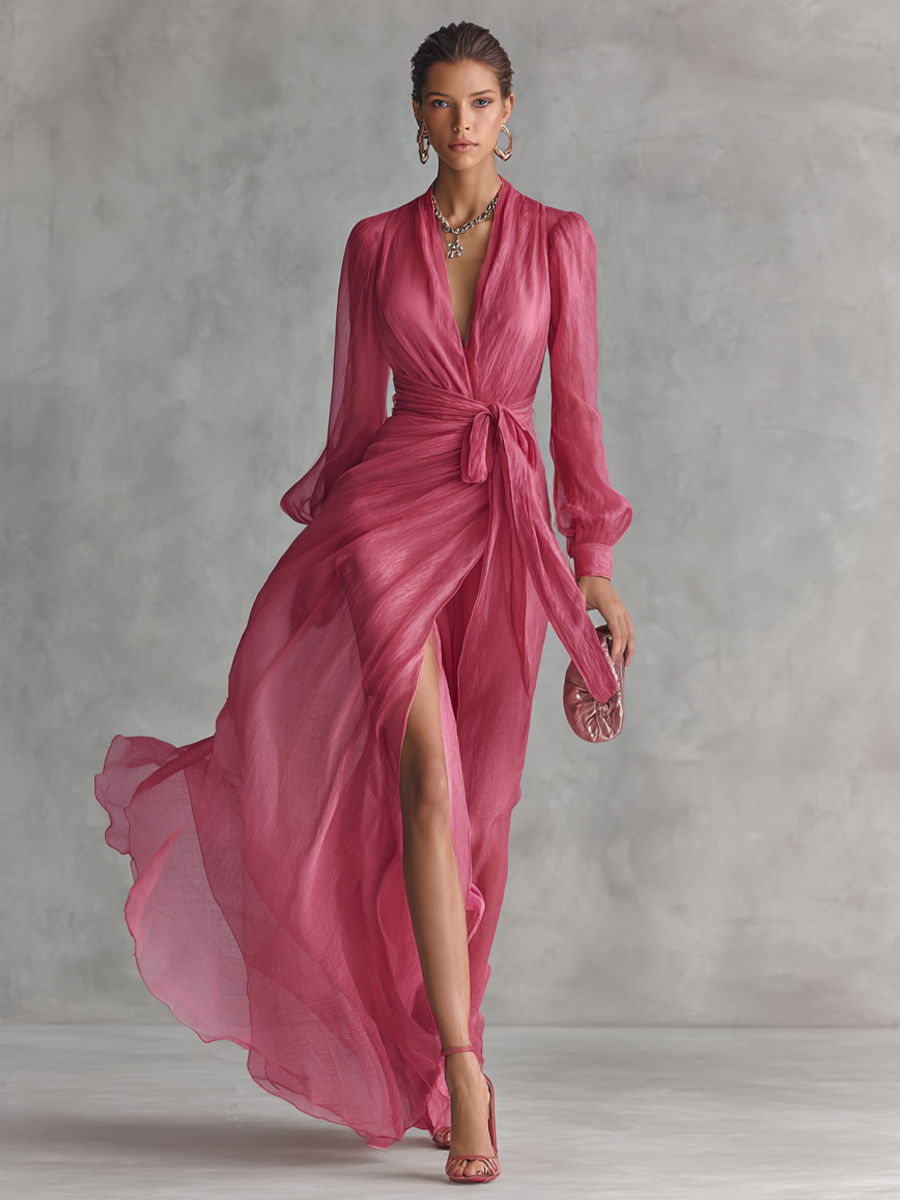 Maria | Elegant dress with V-neck