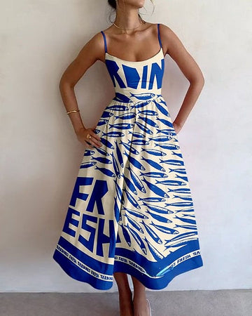 Hadleigh Coastal Market Midi Dress