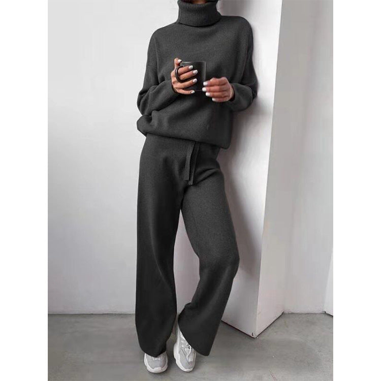 Jowena Turtleneck Sweater Set