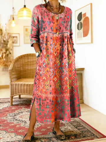 Francisca Elegant Printed Dress