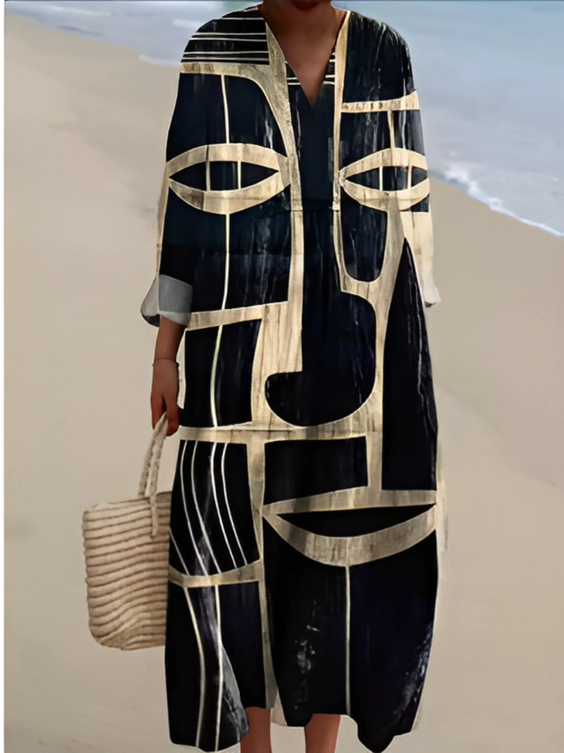 Luna  Prism Print Dress