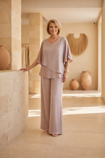 Zara Effortless Wide-Leg Set