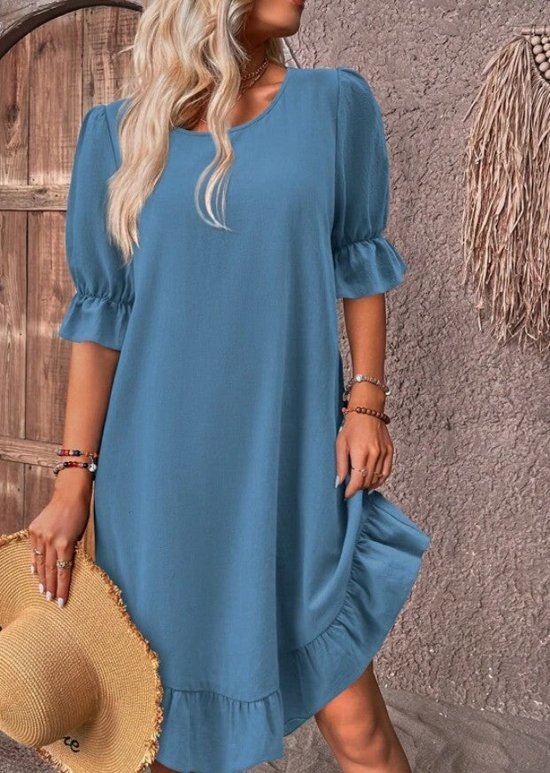 Isholde | Half Sleeve Dress