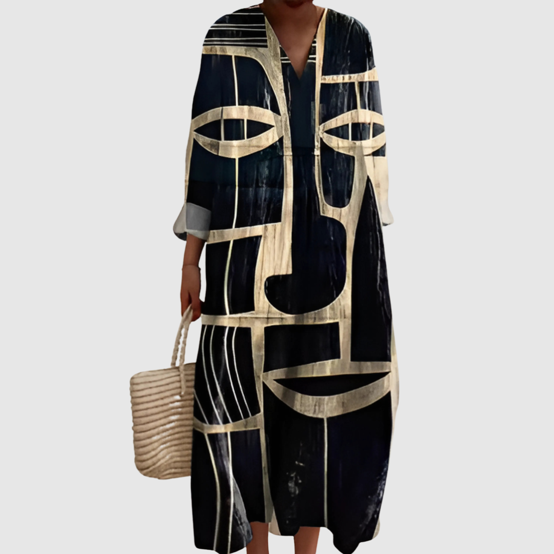 Luna  Prism Print Dress