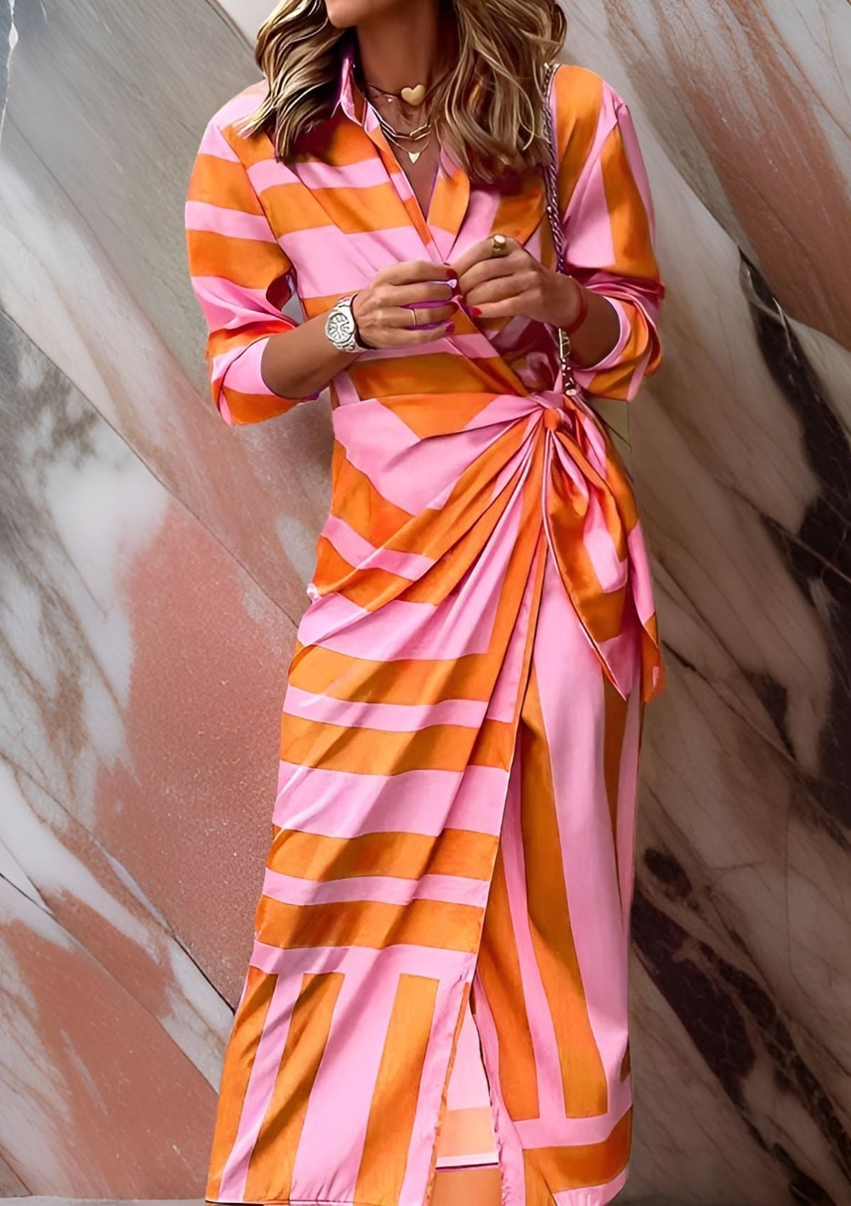 Ollivia | Cinching Shirt Dress