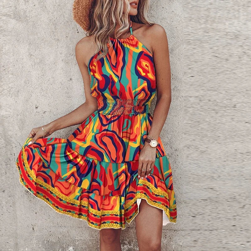 Loxlie | Backless Dress