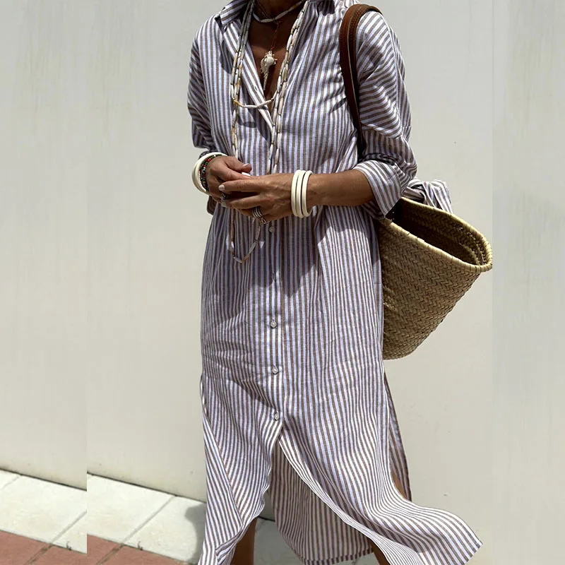 Nicolia | Striped Dress