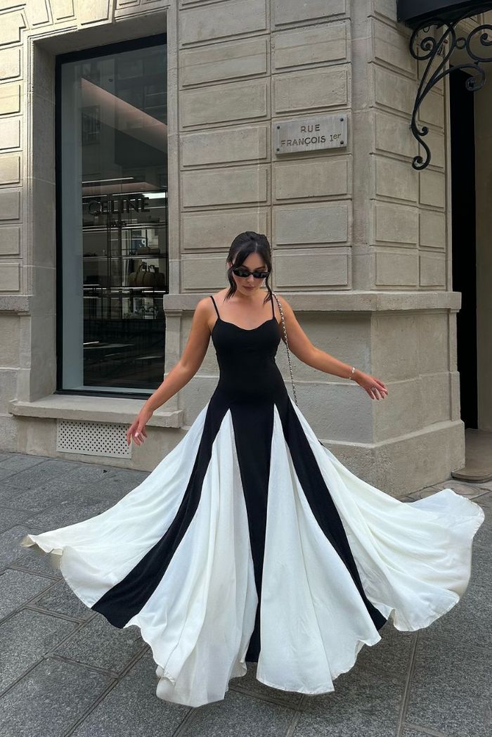 Elianna | Paneled Maxi Dress