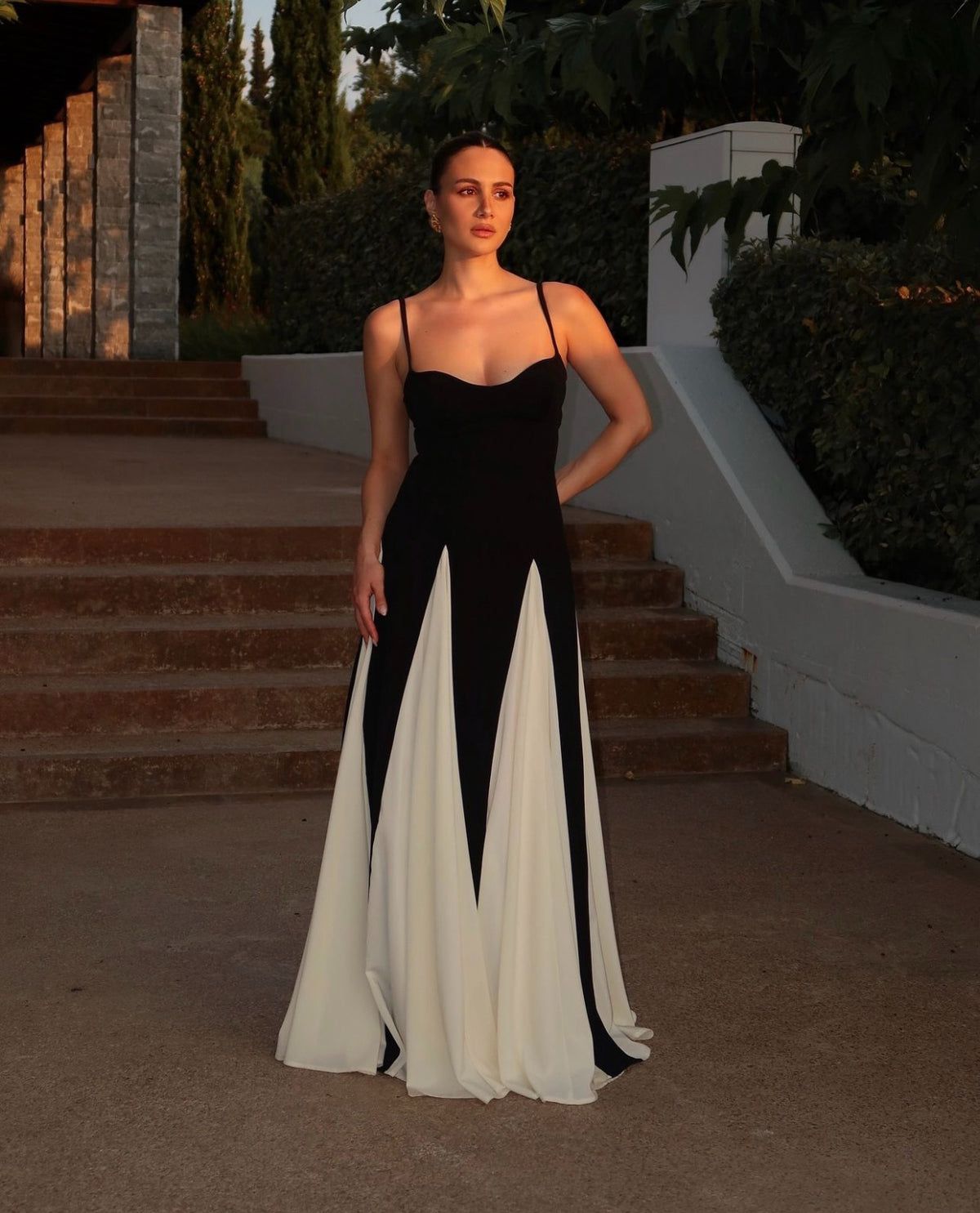 Elianna | Paneled Maxi Dress