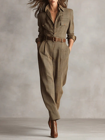 Hadley Tweed Utility Jumpsuit