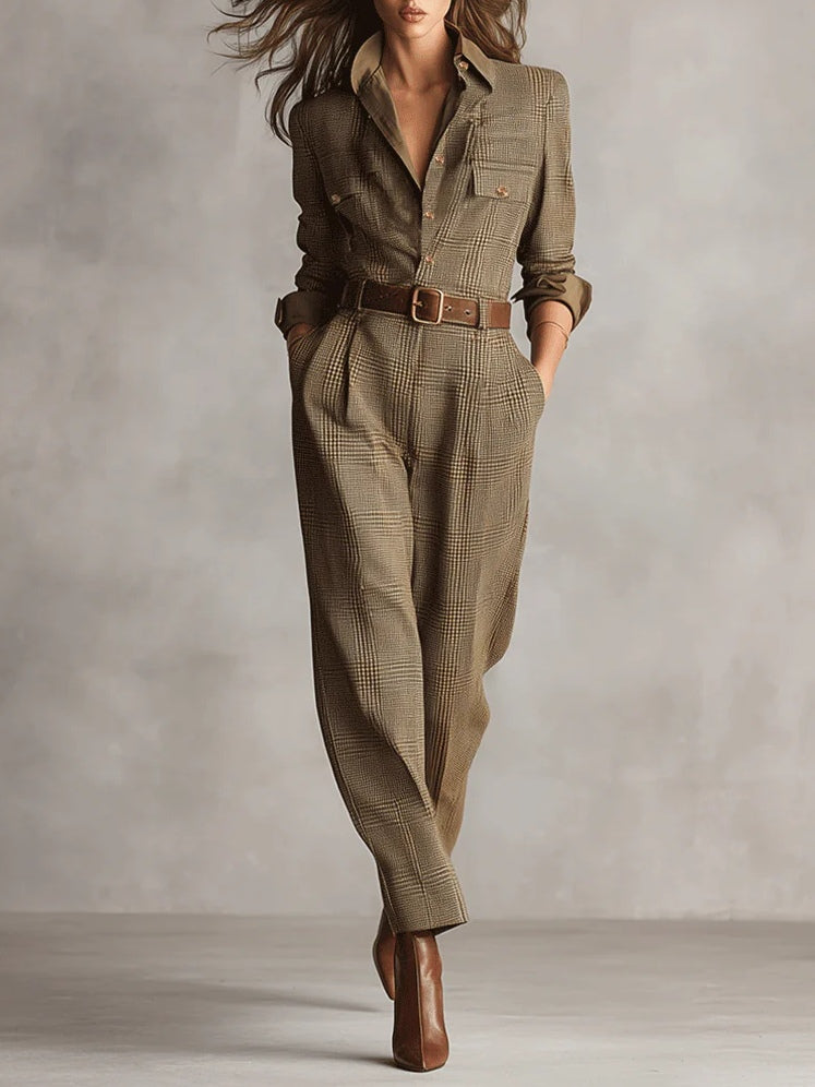 Hadley Tweed Utility Jumpsuit