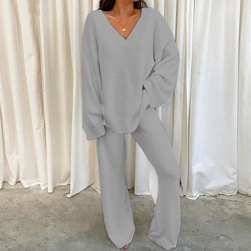 Zeinab V-neck Two-piece Set