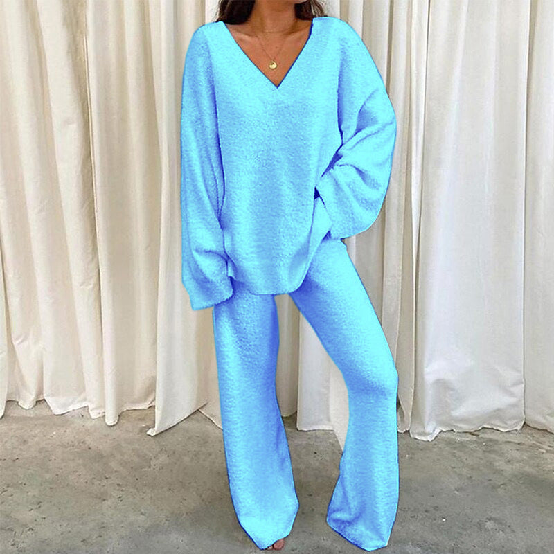 Zeinab V-neck Two-piece Set